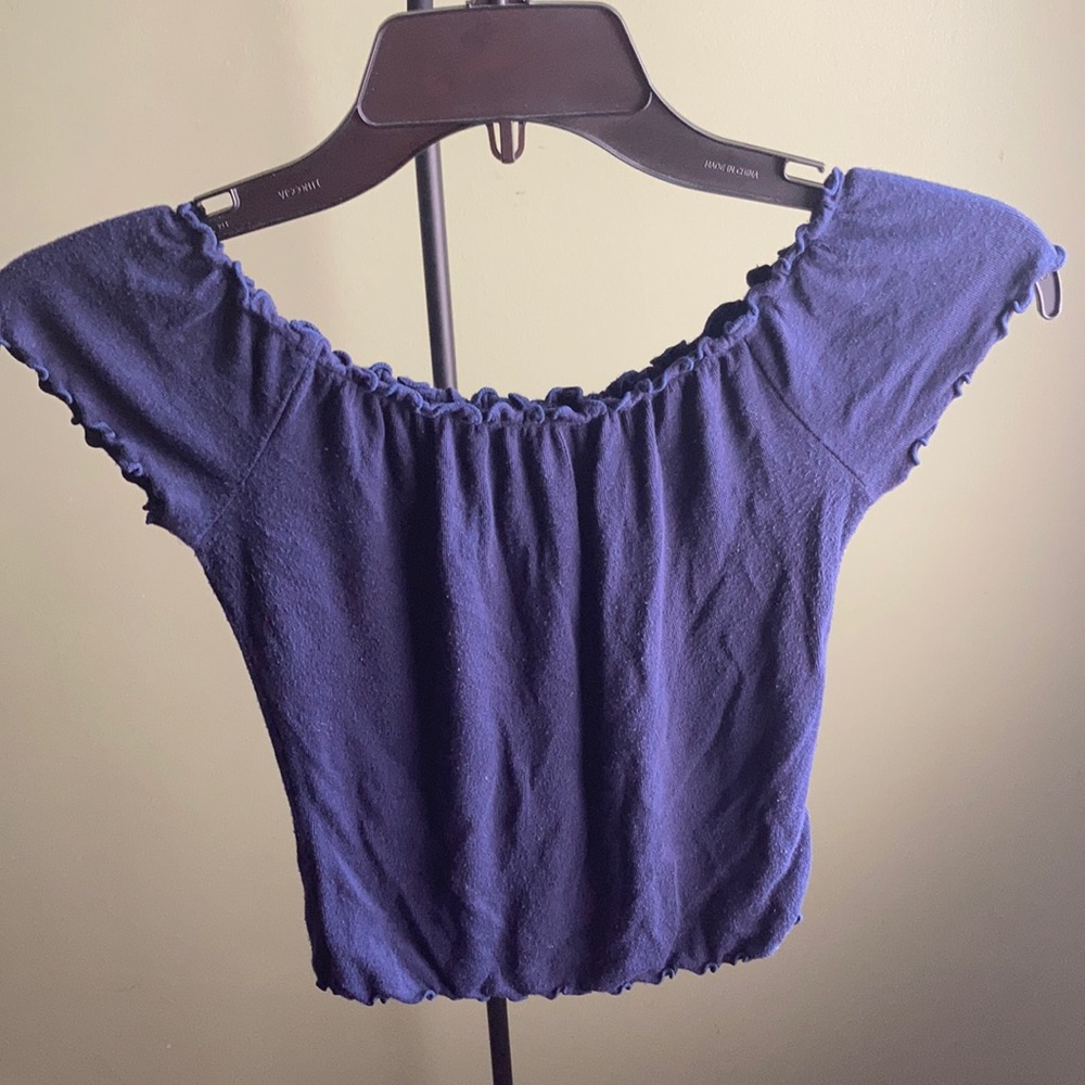 Ruffle crop top